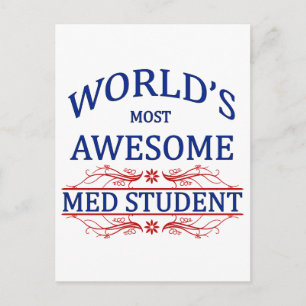 Postal El estudiante de medicina más asombroso del mundo