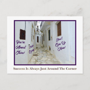 Postal El Éxito Siempre Está A La Vuelta De La Esquina