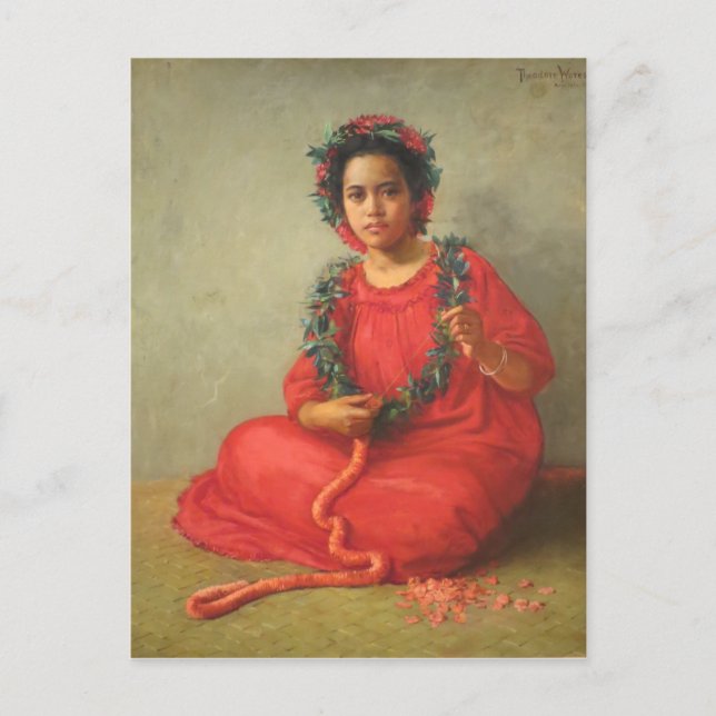 Postal "El fabricante" - Theodore Wores de los leus (Anverso)