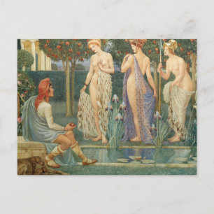 Postal El fallo de París   Walter Crane