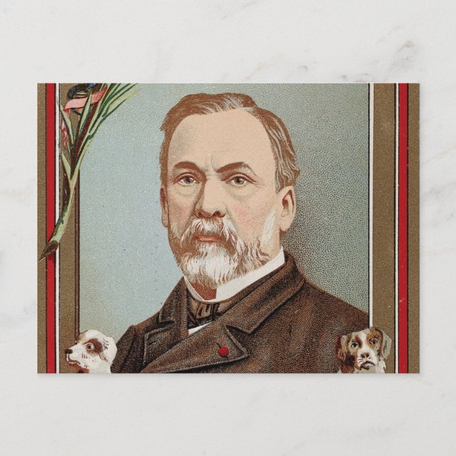 Postal El famoso retrato de Louis Pasteur histórico (Anverso)