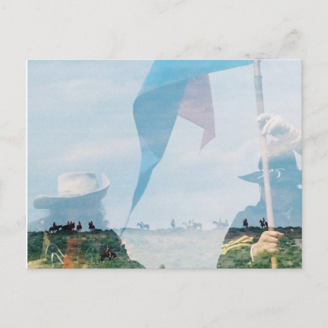 Postal El fantasma de Custer (Anverso)