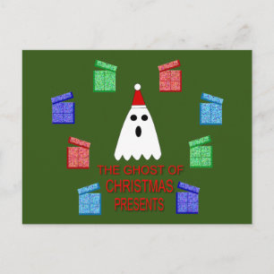 Postal El fantasma de la Navidad presenta divertida fiest