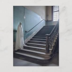 Postal El fantasma de las escaleras abandonadas