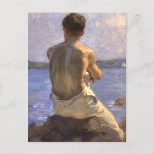 Postal El faro (Anverso)