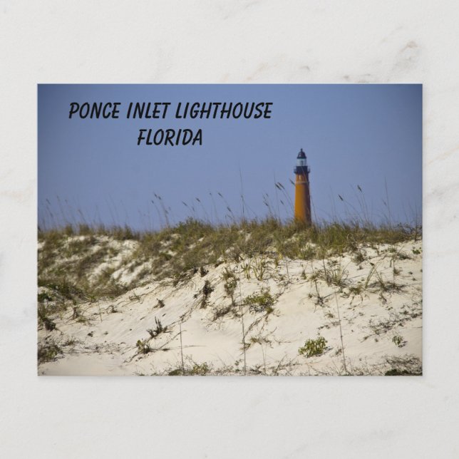 Postal El faro de entrada Ponce en Florida Beach personal (Anverso)