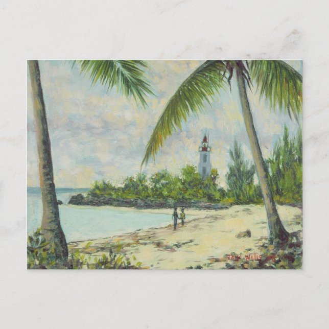 Postal El faro de Zanzíbar 1995 (Anverso)