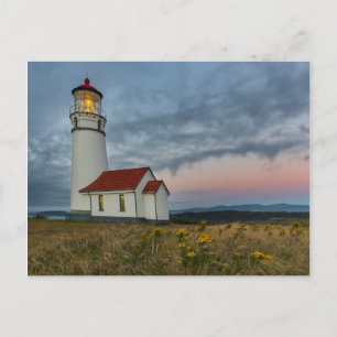 Postal El faro más antiguo de Oregon en Cape Blanco State