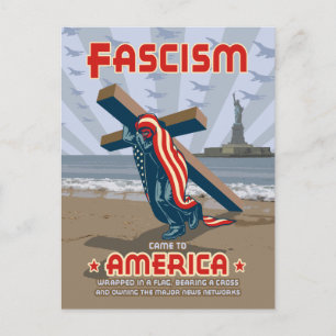 Postal El fascismo se envuelto