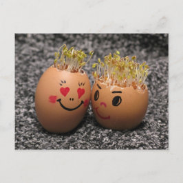 Postal El fechar de dos eggmen