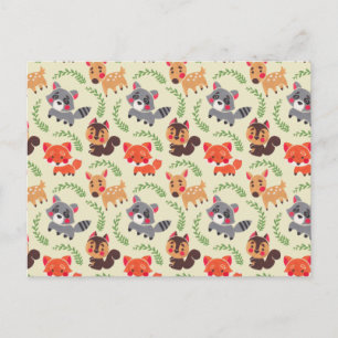 Postal El feliz amigo del bosque
