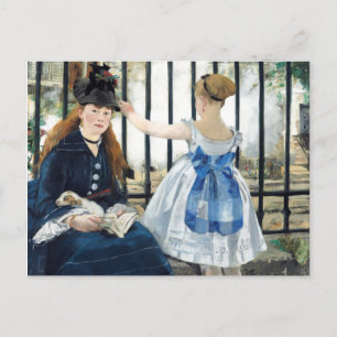 Postal El ferrocarril Edouard Manet