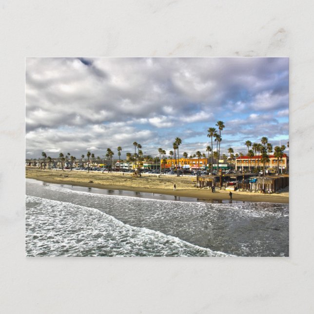 Postal "El fin de un día" (Anverso)