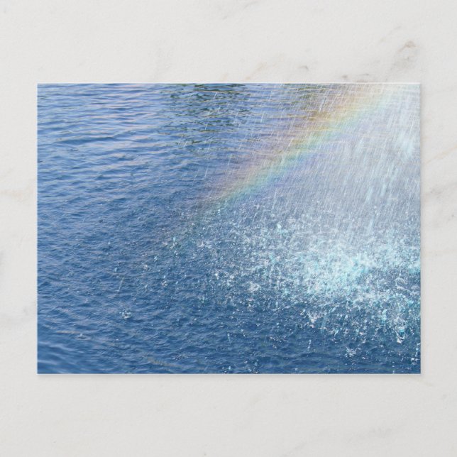 Postal El fin del arcoiris (Anverso)