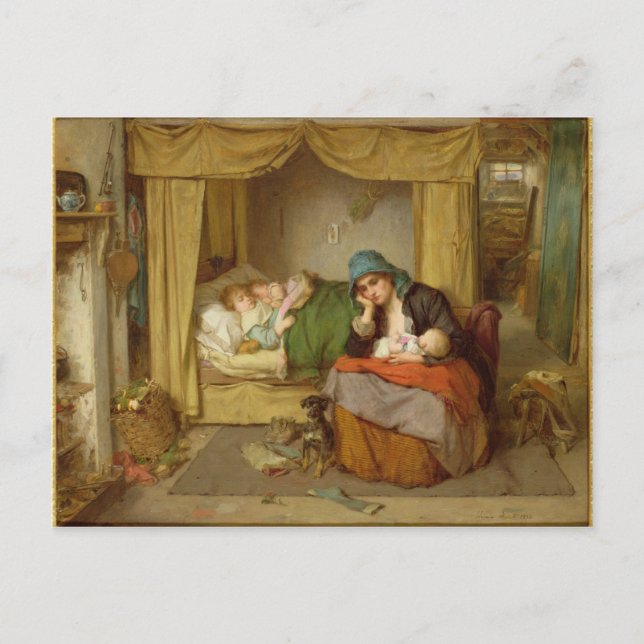 Postal El final de un día feliz (Anverso)