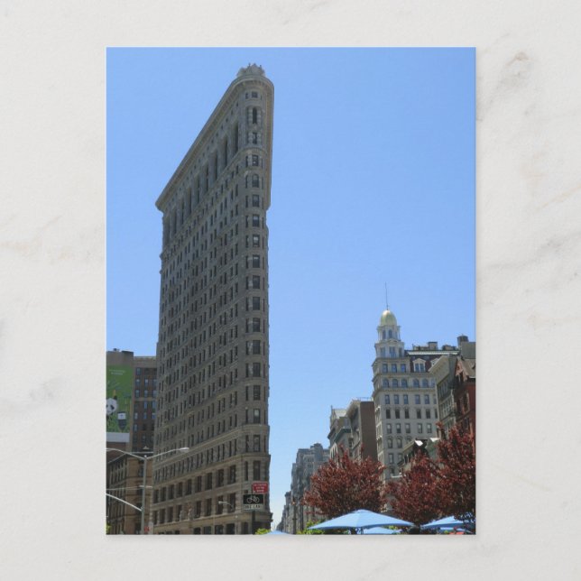 Postal El flatiron (Anverso)