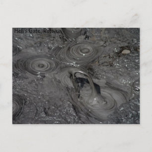 Postal El fondo de barro de la puerta del infierno