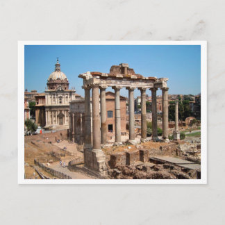 Postal El foro romano