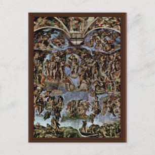 Postal El Fresco Domingo En La Pared De Altar Del Sisti