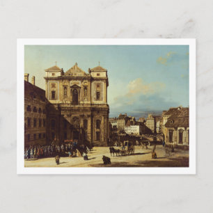 Postal El Freyung en Viena, vista desde el noroeste, c.