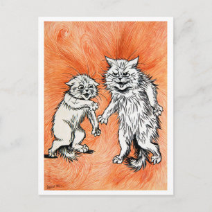 Postal El fuego de la mente, Louis Wain