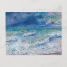 Postal El Fuego De Renoir. Impresionismo náutico azul. Ma