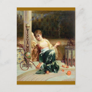 Postal El fumador de Hashish - Emile Bernard