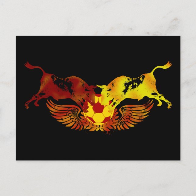 Postal El funcionamiento de los toros (Anverso)