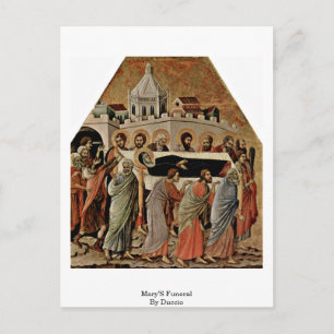 Postal El Funeral De Mary Por Duccio