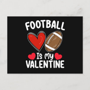 Postal El fútbol es mi deporte de San Valentín