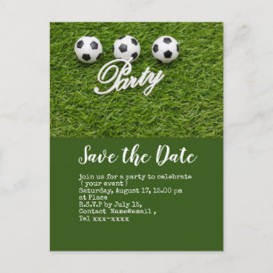 Postal El fútbol salva la pelota de dátiles para la fiest