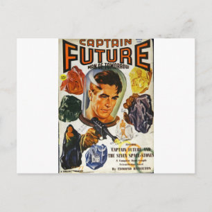 Postal El futuro del capitán y las piedras espaciales