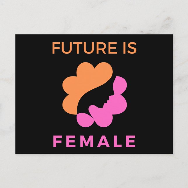 Postal El futuro es feminista (Anverso)