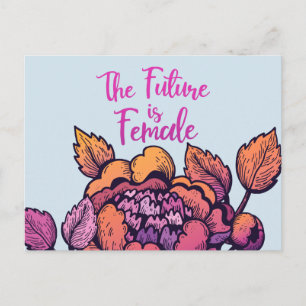 Postal El futuro es la escritura femenina