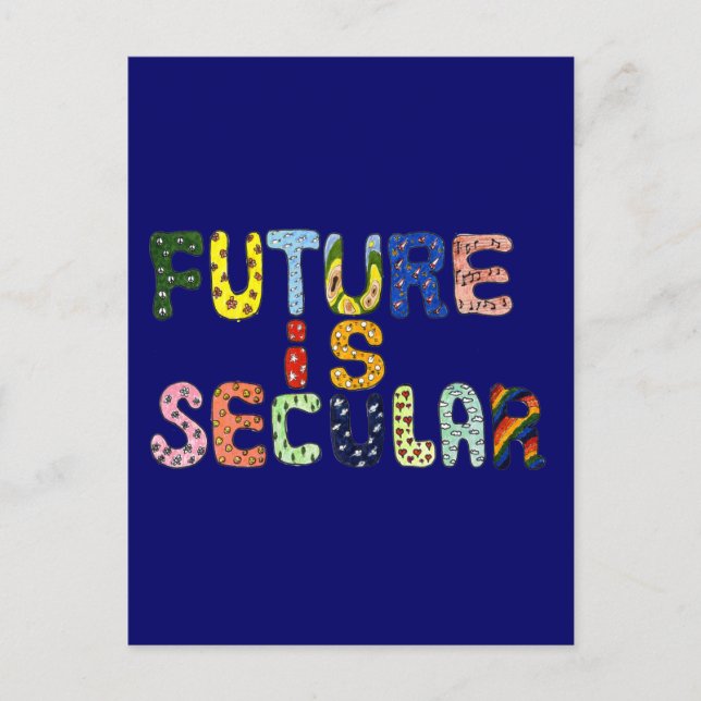 POSTAL EL FUTURO ES SECULAR (Anverso)