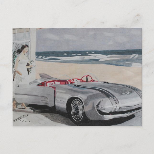 Postal El futuro visto desde los cincuenta (Anverso)