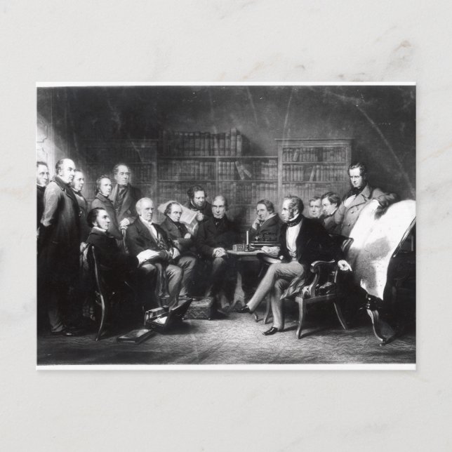 Postal El Gabinete de Aberdeen (Anverso)