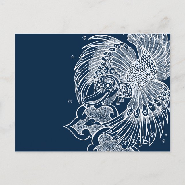 Postal El Garuda (Anverso)
