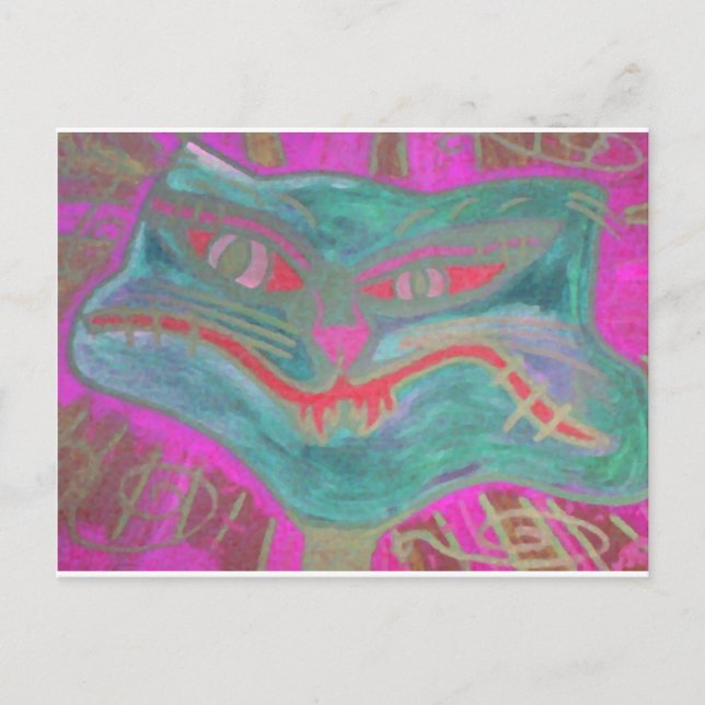 Postal El gatito que sabía demasiado (Anverso)