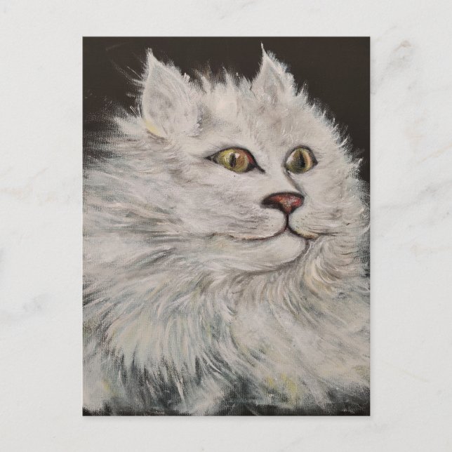 Postal El gato del león (Anverso)