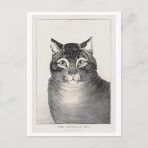 Postal El Gato Favorito (1838–48) Litografía