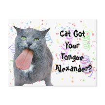 ¿El Gato fiesta Tiene Su Lengua?