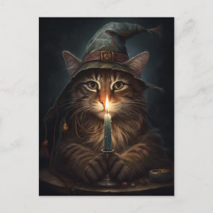 Postal El gato Magick