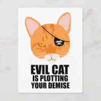 El gato malvado está robando tu muerte