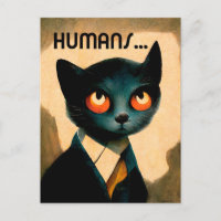 El gato odia a los seres humanos | Arte Humoristic