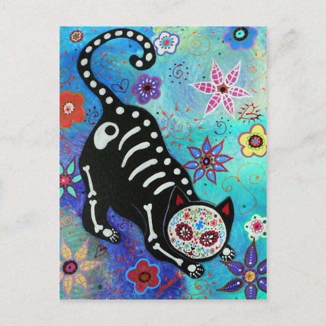 POSTAL EL GATO STRETCHING (Anverso)