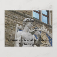 El genio es la paciencia eterna. - cita de Michela