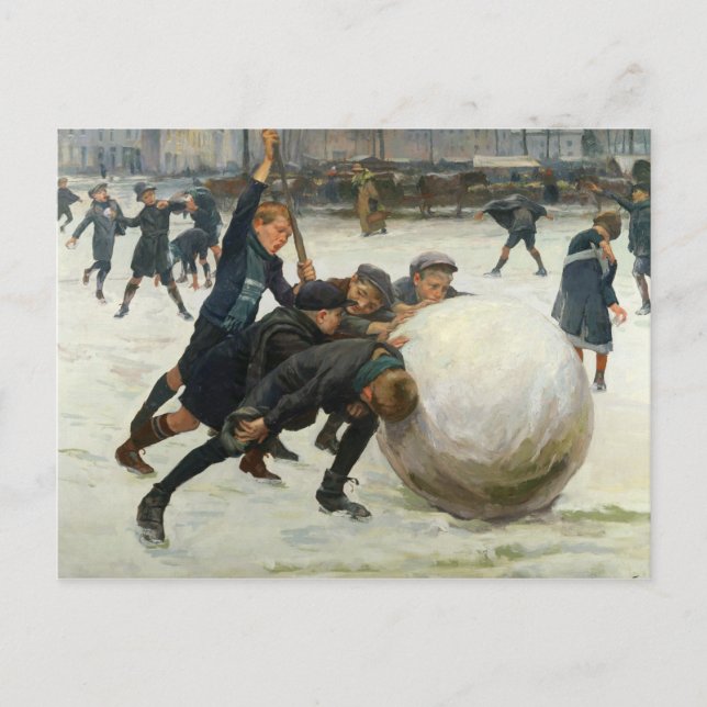 Postal El Giantest Snowball, 1903 (Anverso)
