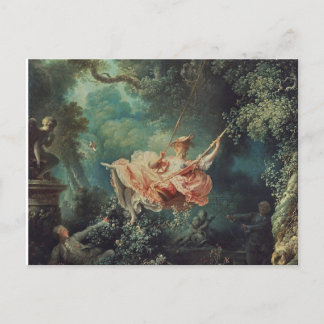 Postal El giro de Fragonard