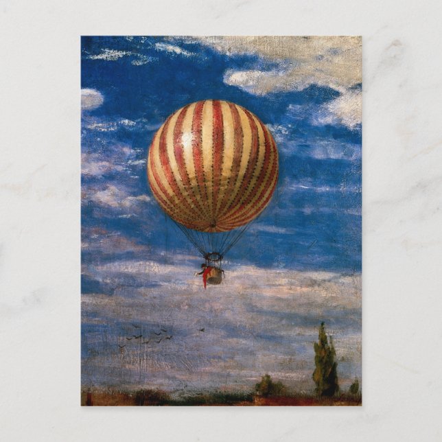 Postal El globo, 1878 (Anverso)